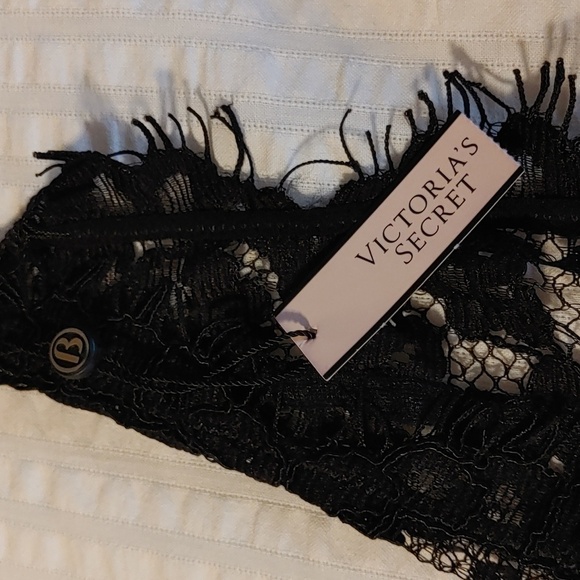 NWT Victoria Secret Bluebella Natalia Sheer Black Lace Thong Bodysuit - Picture 8 of 15